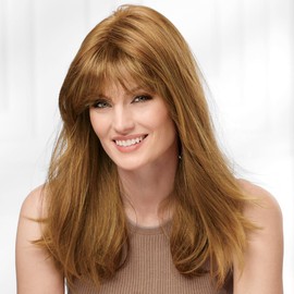 Paula Young North WhisperLite Wig Gorgeous Long Wig with Eyelash Bangs and Lush Layers