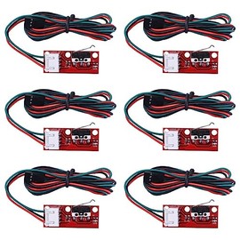 ULTECHNOVO 6 Pcs Endstop Switch Cables Ramps 1.4 Compatible 22awg Wire 2a for 3D Printer CNC Limit Switches