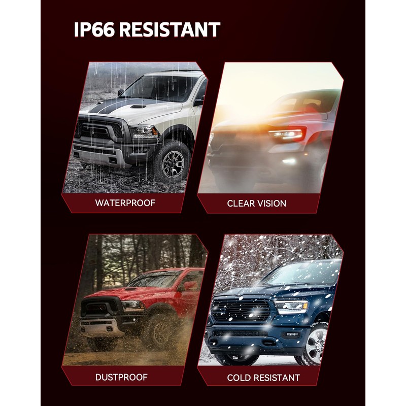 Torchbeam Headlights Assembly Compatible with 2004-2008 F150 Pair Front Light