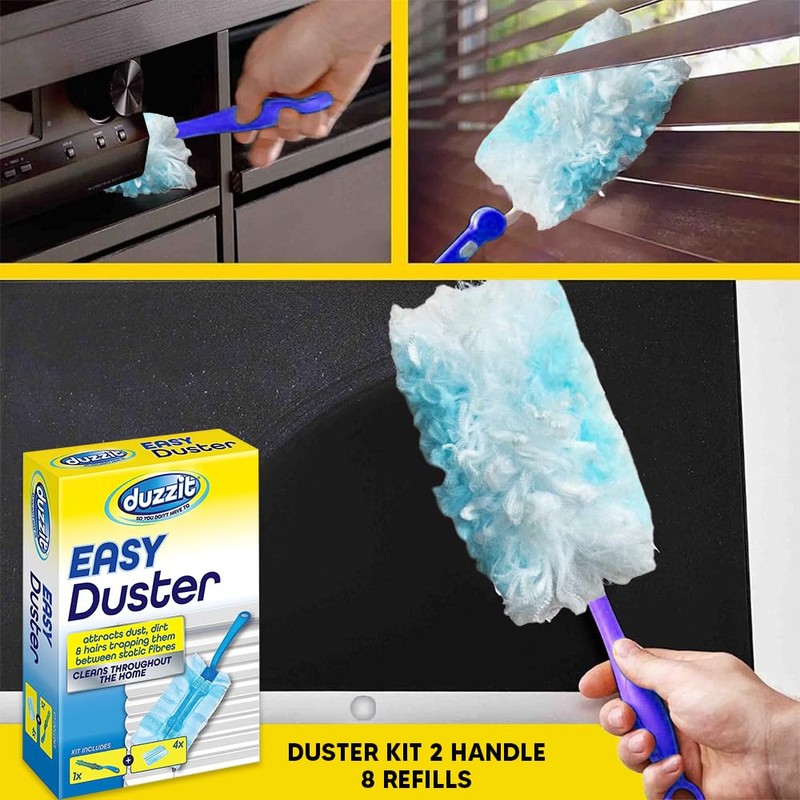 Easy Duster Kit | Fluffy Dusters Refills| Duster Refill |