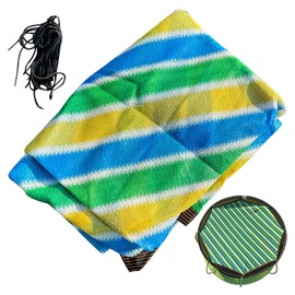 Trampoline Cover,Trampoline Canopy Cover - Replacement Accessories UV Protection for Outdoor Playground Sun Rain Jumping Adults Indoor