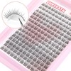 PHKERATA Wispy Cluster Lashes Natural Individual Eyelashes 180Pcs 9-12MM Lashes