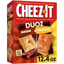 No Brand (3 pack) Cheez-It DUOZ Bacon and Cheddar Baked Snack Crackers, Lunch Snacks