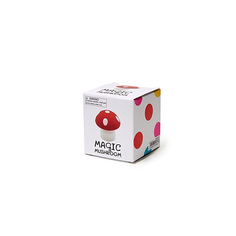 Legami - Eraser with Sharpener Magic Mushroom, 0.5x5 cm, Red