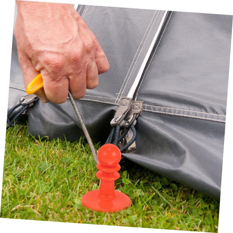 Mipcase 10pcs Thunder Camping Caps for Tent Poles Insulated Protection