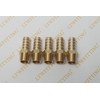 LTWFITTING Brass Barbed Fitting Coupler/Connector 3/8" Male BSPT x 1/2"(12mm)
