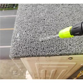 23.6" x 19.7" Air Conditioner Drip Cushion - Window Removable Magnetic Wire Loop Mat | Top Sound Buffer for Iron Surfaces | Easy-Cut Design