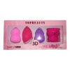 Top Beauty Set De Esponjas Para Maquillaje