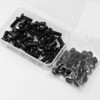 (40 Sets) M6 x 10mm Screws and Nuts Set Button