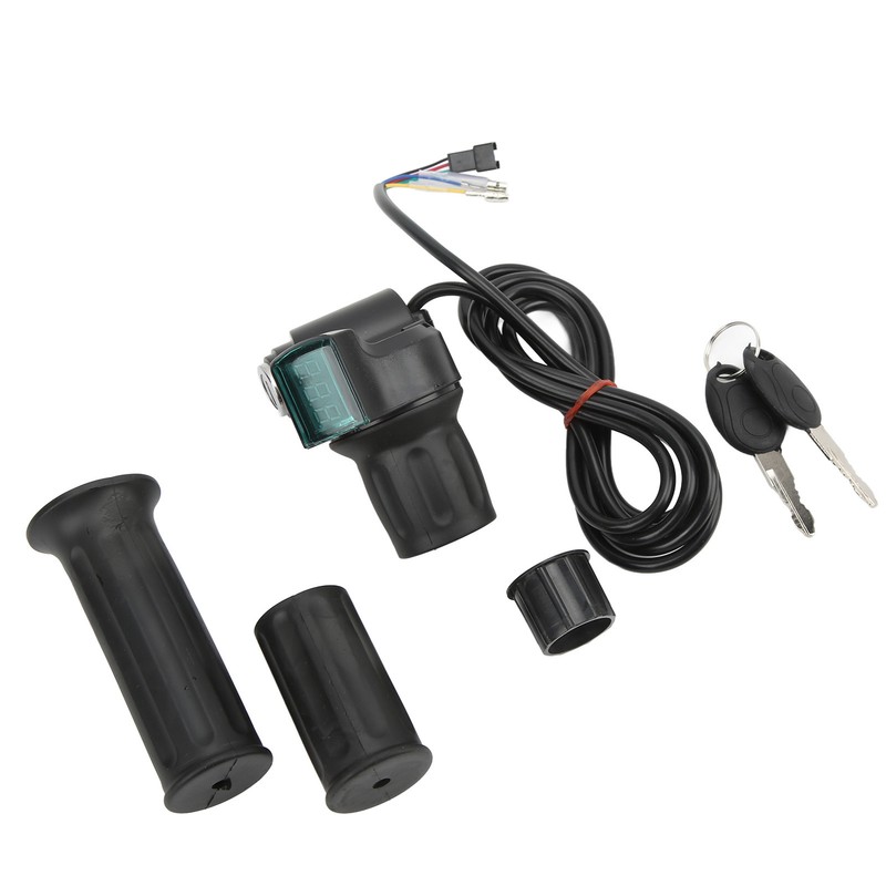 Electric Bike Twist Throttle Grip Set Universal Speed Governer with