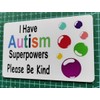 I Have Autism Bubbles I. D. Card Fits In Any