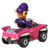 Hot Wheels Mario Kart Waluigi, [Rosa/Morado] Badwagon