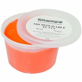Cando microwaveable Exercise Putty- Soft (orange) 1lb