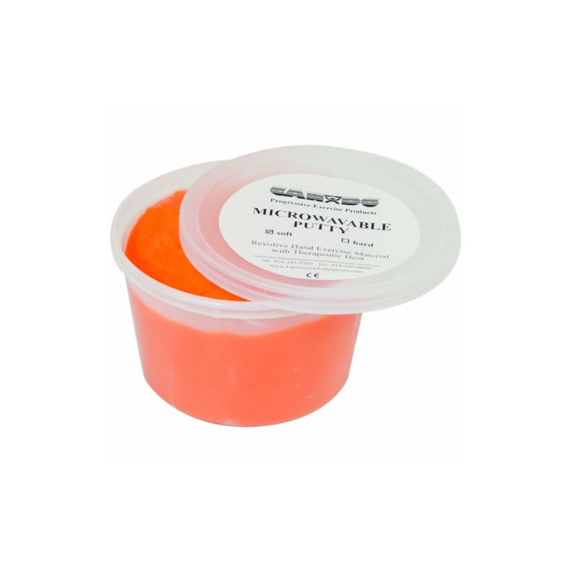 Cando microwaveable Exercise Putty- Soft (orange) 1lb
