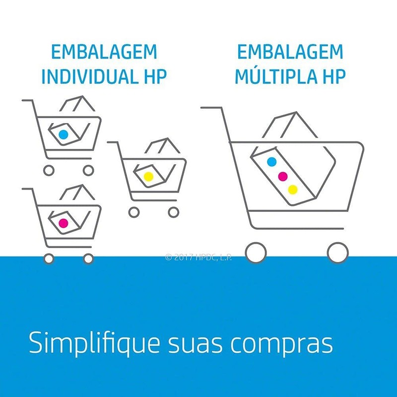 Cartucho de tinta HP 62XL Tricolor Original (C2P07AL)