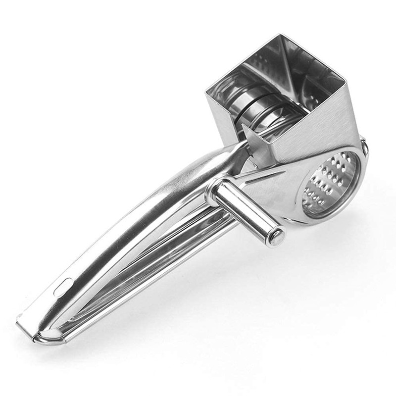 Mayata Multifunctional Rotary Cheese Planing Grater Stainless Steel Cheese Presser