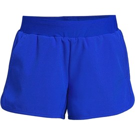 Lands' End Big Girls UPF 50 Quick Dry Beach Swim Shorts, Small, Electric Blue