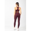 Carlheim Women's Serenita Active Collection X-Back Sports Bra, burgundy
