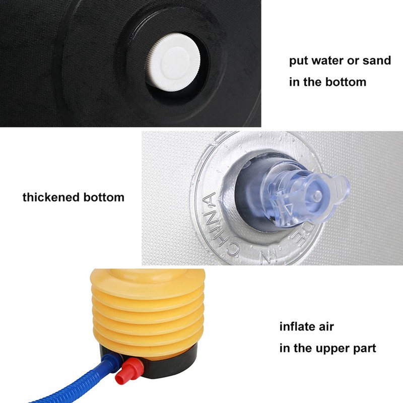 Inflatable Boxing Punching Kick Training Tumbler Bop Bag with Air