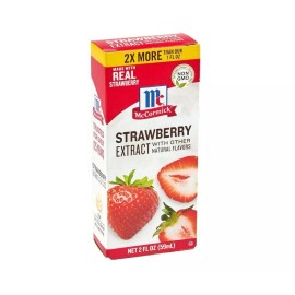 McCormick  Extract with Other Natural Flavors, 2 fl oz, Select Flavor. - Strawberry