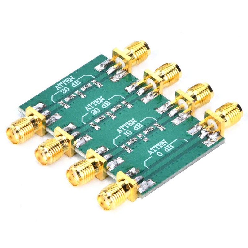 AUNMAS High Frequency Attenuator, DC-4.0GHz 23dBm Fixed Attenuator SMA Double