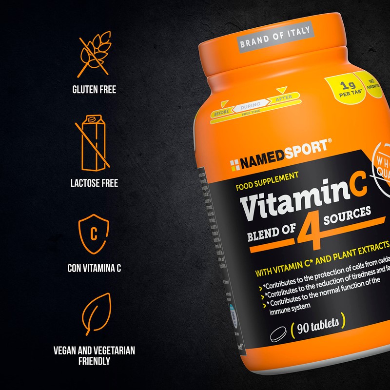NAMEDSPORT Integratore, Sport, Vitamine 90 compresse, 115,2g