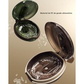 Caja De Alineador Estuche Transparente Para Retenedor De Tirantes Caja de Retenedor Caja De Protector Bucal Para Frenos Aparatos De Ortodoncia Caja De Frenos Invisible De Retenedor Con Cordón (Nata)