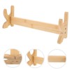 WHAMVOX Wooden Sword Holder Stand Elegant Display Stand for Swords