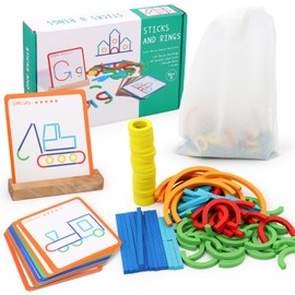 Pack of 140 Jigsaw Puzzles from 3 Years, Wooden Toy for 3 Years, Wooden Puzzle Children, Montessori Toy for Mental Training of Children