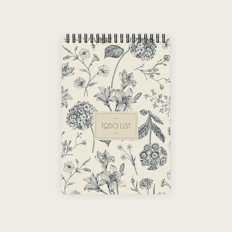 etmamu 250 To-Do List A5, 60 Sheets, 3 Columns, Task