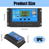 Solar Charge Controller Panel 30A, 12V/24V PWM Auto Parameter Adjustable