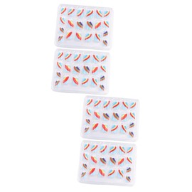 Beavorty 4sets Cartoon Fake Nails Lovely Artificial Nail Tips for Boy Girl Easy Application and Odorless for Creative Art Designs