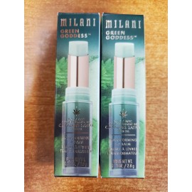 Milani 2 Pack: Milani Green Goddess Transforming Lip Balm 0.10 oz Each (2017) W1E
