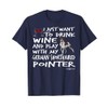 German Shorthaired Pointer | Drink wine and play | Brown