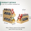 Yumkfoi Bamboo Can Organizers and Storage for Pantry, Soda Can