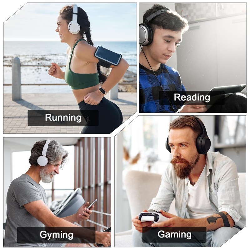 5 Pairs of Headphones Ear Pads, Washable Headphone Covers, Stretchy