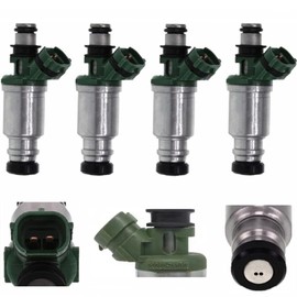 IXGKHC - Juego de 4 inyectores de combustible 23250-74100 para Toyota 2.0L-2.2L V4