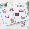 OIIKI 225 PCS Cat Scrapbook Stickers, Mini Size Laptop Stickers
