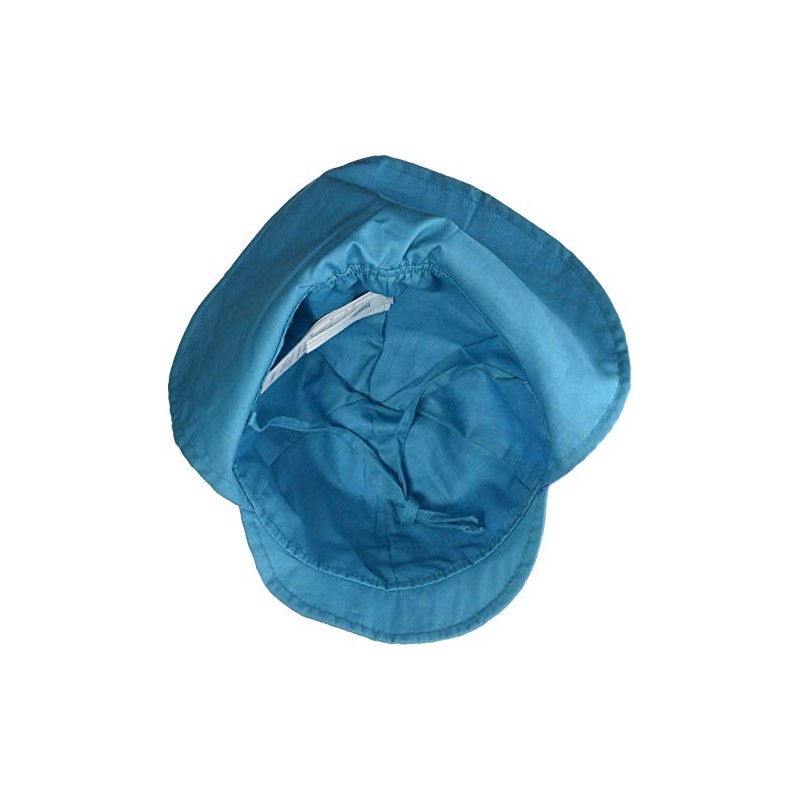 maximo Boys' Peaked Hat, Checked Hat, Multicoloured (Cerulean- Dark Blue