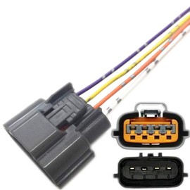 4PIN MAP Air Intake Pressure Sensor Connector Harness Plug Replacement for Cummins M11 ISC ISL ISM ISX ISB ISF 2.8 3.8 Replacement for Dodge Ram 2500 3500 6.7L 2897333 2897334 5WK96802 4921322