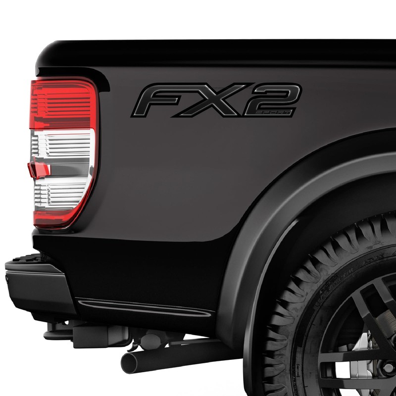 FX2 Sport Decals F Stickers Truck Bed Side/Black