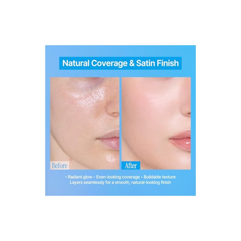 LOVB LOVB- Base de maquillaje Natural Cover Glow Cushion |