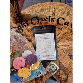 Handmade Scented Hoover Discs - Elevate Your Vacuum Game with Fresh, Long-Lasting Fragrances | 4 Pack, 30MM | Extra Strength Vacuum Disc Fresheners (Snow Fairy)