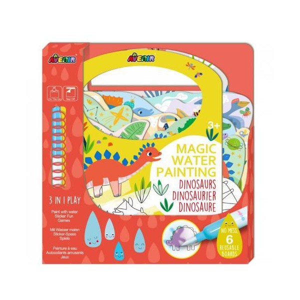 Avenir Magic Water Painting Dinosaurs for Ages 3+