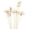 5Pcs Diffuser Sticks Wood Chinese Rose Flower Rattan Reed Essential