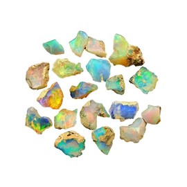 Natural Raw Ethiopian Opal Stone Lot, Rough Crystals and Gemstone, Jewelry Making Supplies, Chakra Healing, Energy Stones for DIY Jewelry, 250 Carat, Gemstone, no gemstone