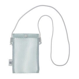 Marks MSH-PO15-GY Smartphone Shoulder Pouch, Mesh Collection, Sesame, gray