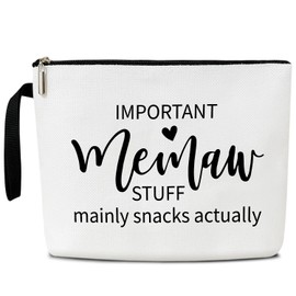 Grandma Gifts Grandma Bag, Mimi Bag Gifts For Mimi, Memaw Gifts - Birthday Gifts for Grandma Nana, First Time Grandma Gifts, Cosmetic Bag Zipper Travel Organizer Toiletry Pouch -039