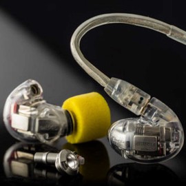 Ear foam Tips Ear sleeves For Shure SE Earphones SE110, SE115, SE210, SE215, SE310, in Ear Tips Buds (Yellow)