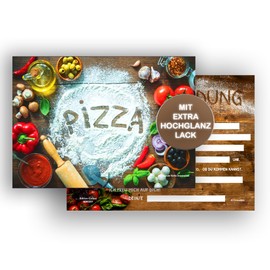 Edition Colibri 10 Invitation Cards for Children's Birthday Pizza, A6, Party Invitation for Pizza Evening, Invitation for Birthday Boys and Girls